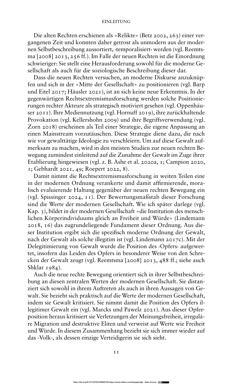 Einleitung, zweite Seite